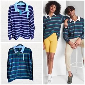 NEW (2) Wild Fable unisex long sleeve collared shirt